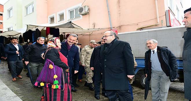 Vali İsmail Ustaoğlu, Şalpazarı İlçesini Ziyaret Etti