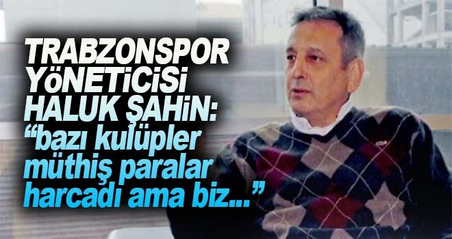 Haluk Şahin: "Bu Kadro ile Sonuna Kadar Gideceğiz"